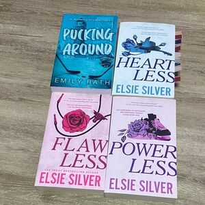 Set of Four Romance Novels (very used, slightly damaged)